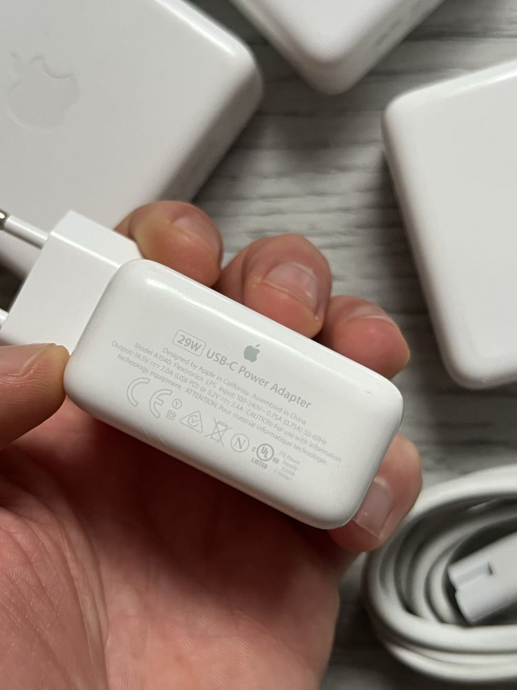 Original адаптери Apple MacBook  29/61/67/87W USB-C MagSafe 3