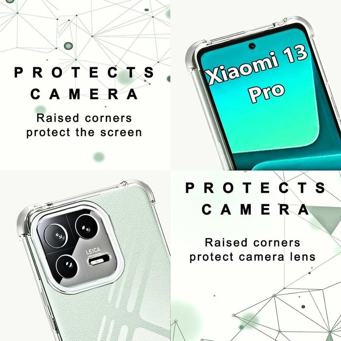 XCYYOO Xiaomi 13 Pro Etui + sznurek pasek torebka bezbarwne mocne