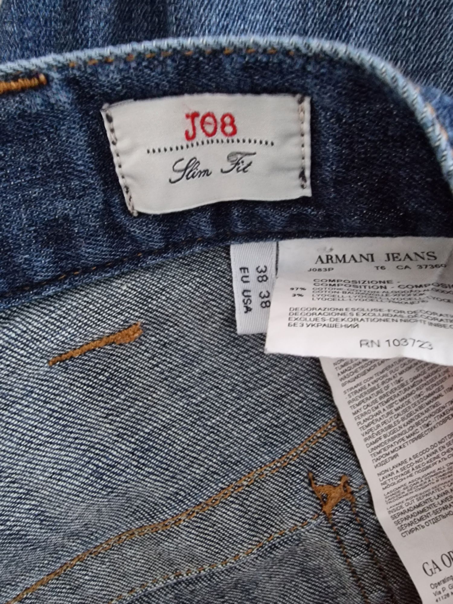 Spodnie jeansy Armani Jeans roz. 38