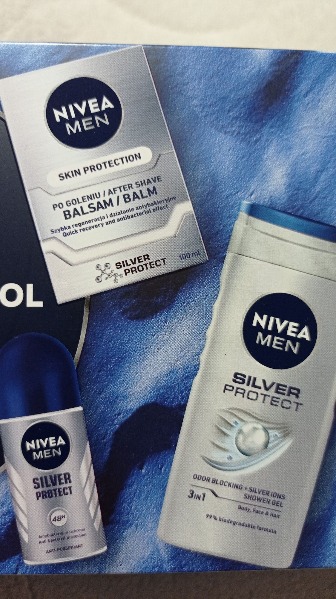Nivea Men Silver Control+kosmetyczka - zestaw męski NOWY