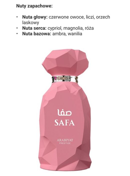 Arabiyat prestige safa nowe nie używane