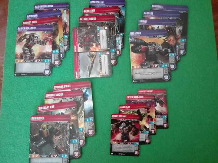 Transformers TCG - Lote de coleção