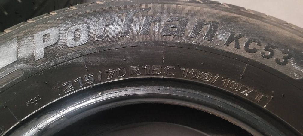 Opony letnie 4 szt. Kumho do busa R15C