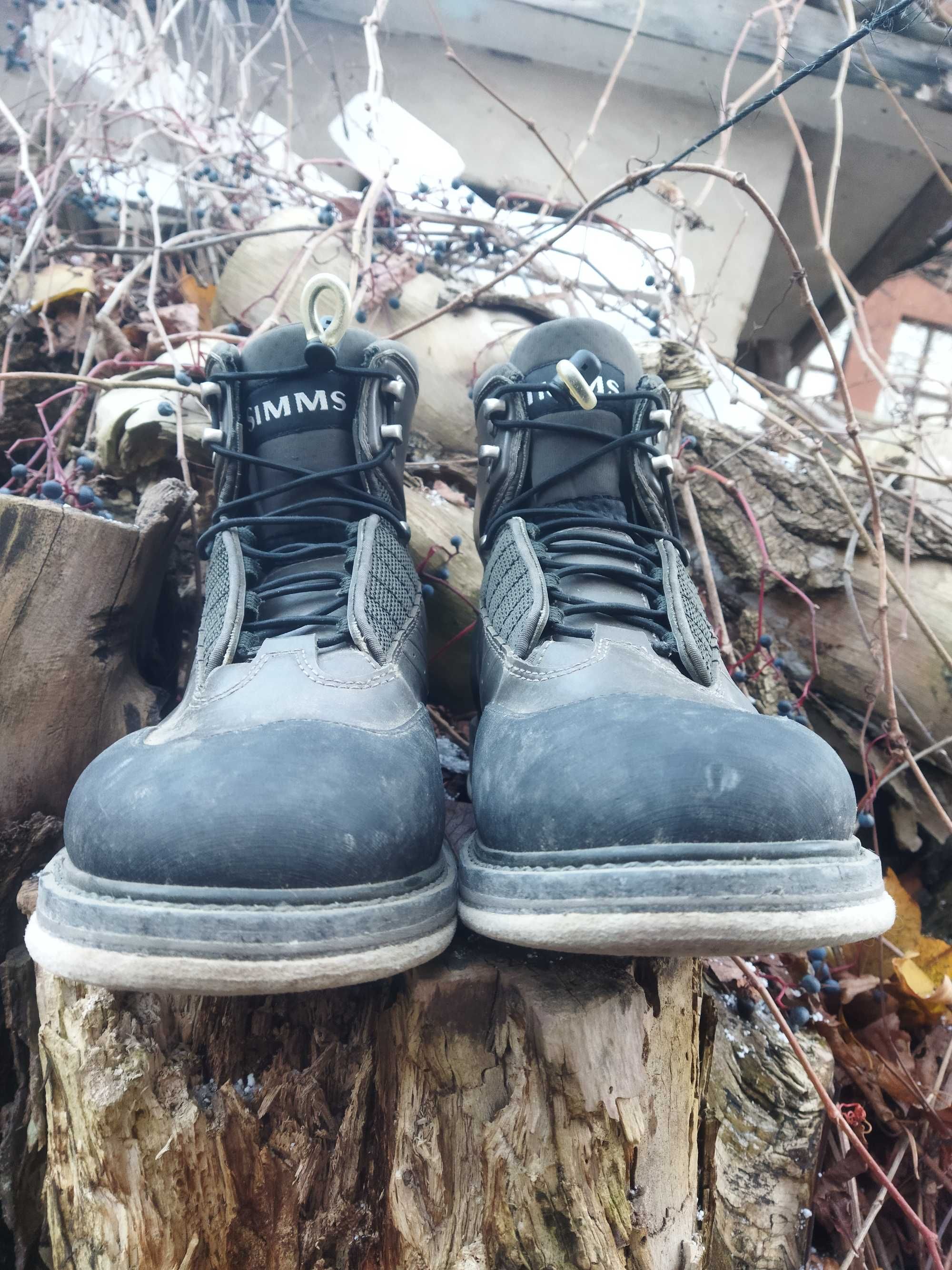 32 см забродные ботинки Simms с фетровой подошвой из войлока черевики