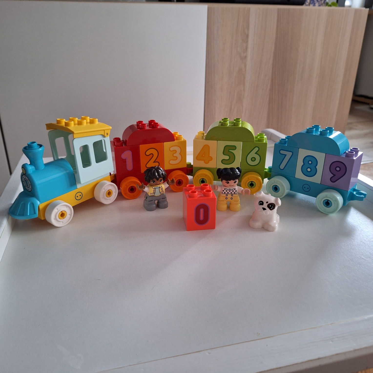 Lego Duplo pociag z cyferkami