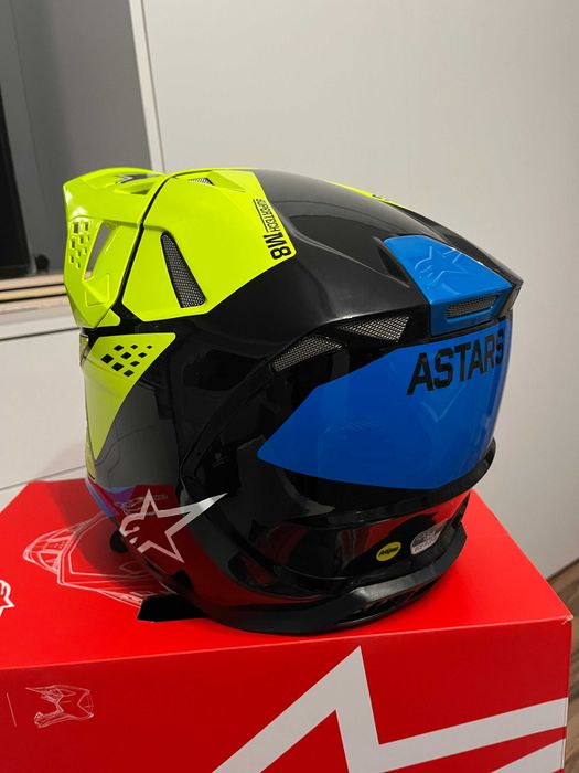 Kask Alpinestars SM8 Supertech Factory Black MX(cross,quad,enduro,mtb)