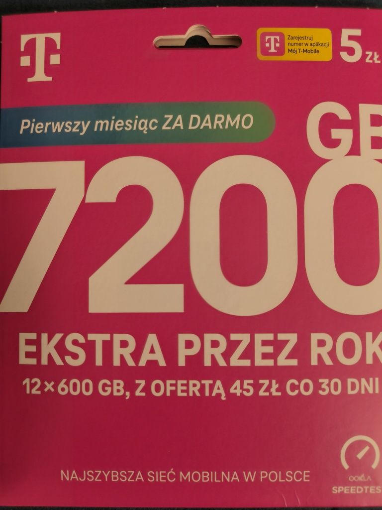 Złote i ultra rzadkie numery starter t mobile NOWE nie aktywowane