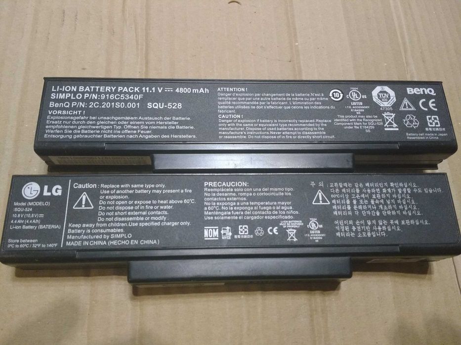 BENQ  LG акб для ноута