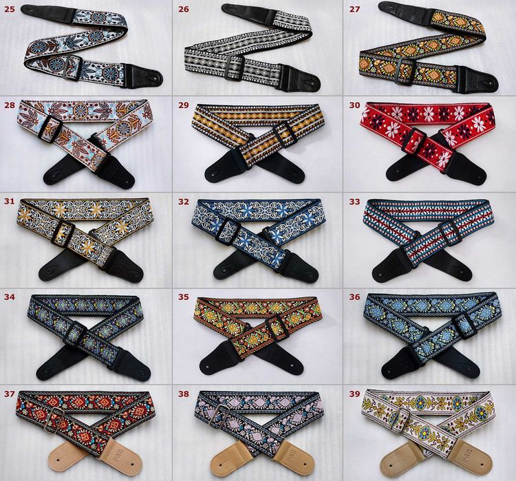 Ремень гитарный в ассортименте, ремень для укулеле