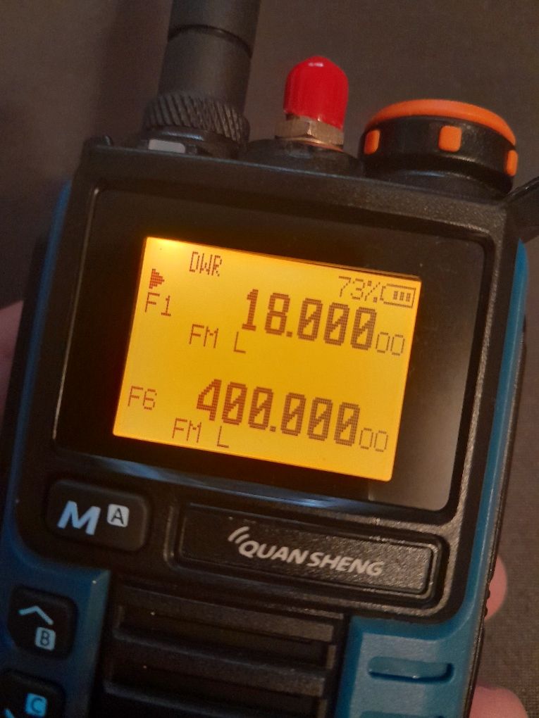 Radio amador Quanshenk K5(99) modificado para HF com modulo  SI4732