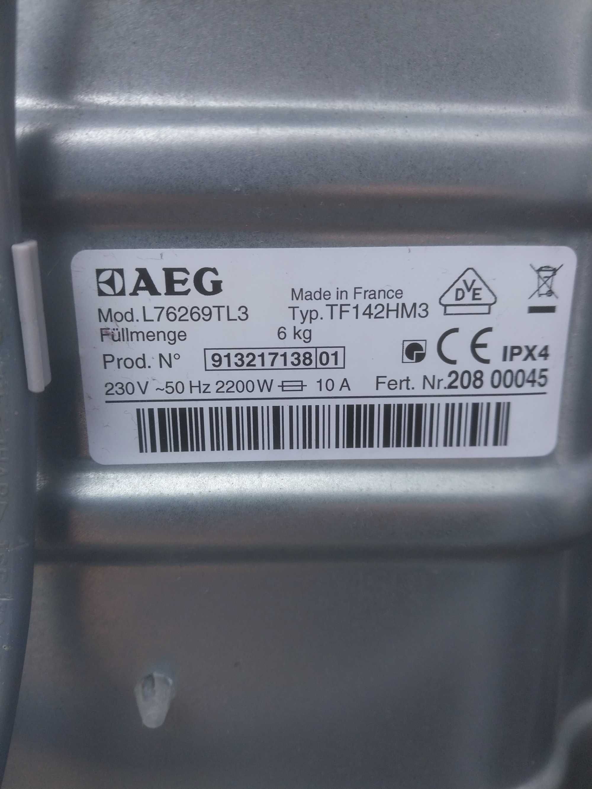 Пральні машини     AEG L76269TL3 та  BAUKNECHT   WAT Prime 752 Dі