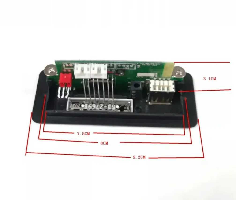 Оригінал! BLUETOOTH 5.2! Модуль з мікрофоном 12V MP3/WMA/WAV/FLAC, APE