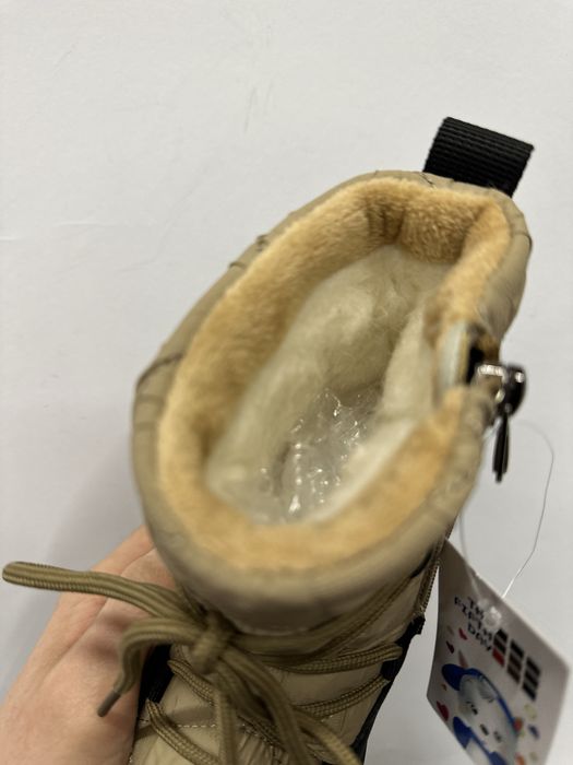 Черевики зимові на овчині 21-26, коричневі ботинки дутіки, зима