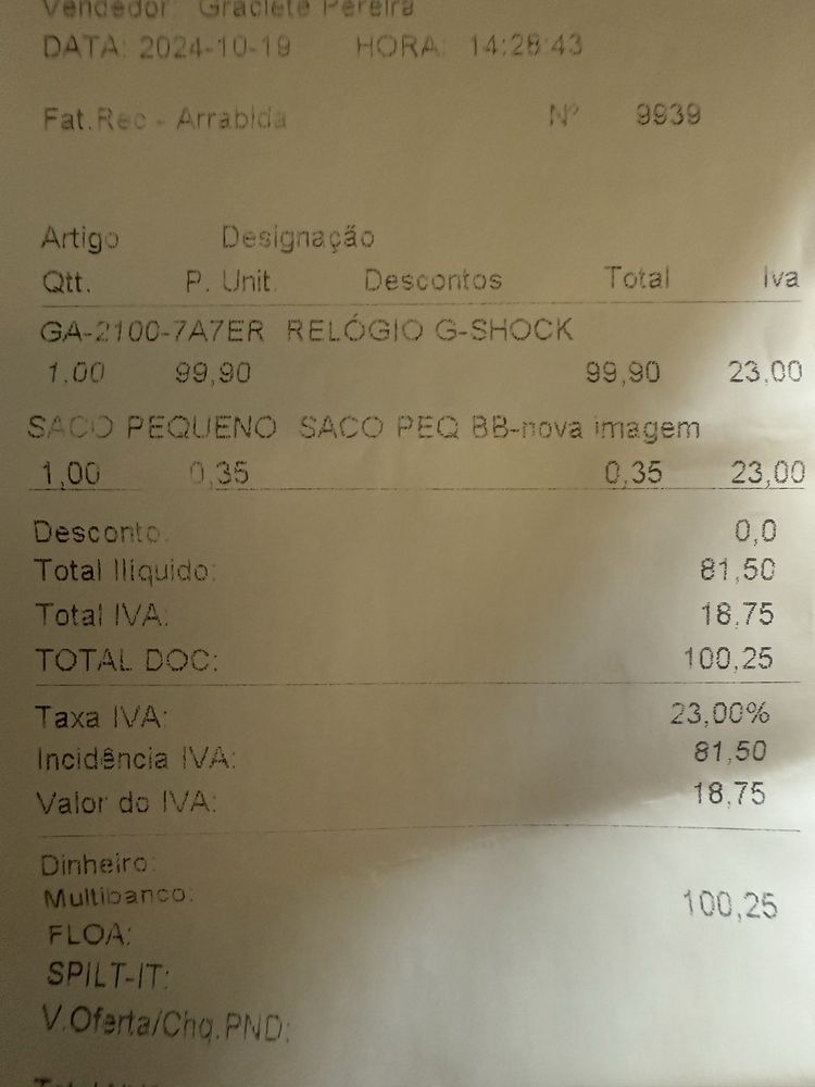 Relogio Casio G-Shock c/ Garantia