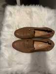 Brązowe skórzane mokasyny loafersy Ryłko 36 camel