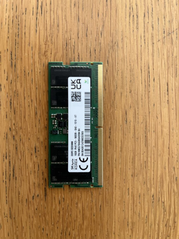 Memoria SO-Dimm DDR5 16Gb- 5600Mhz