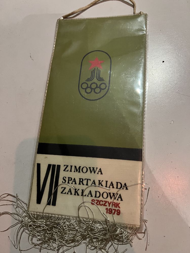 Proporczyk Zimowa Spartakiada 1979 KWK Wujek