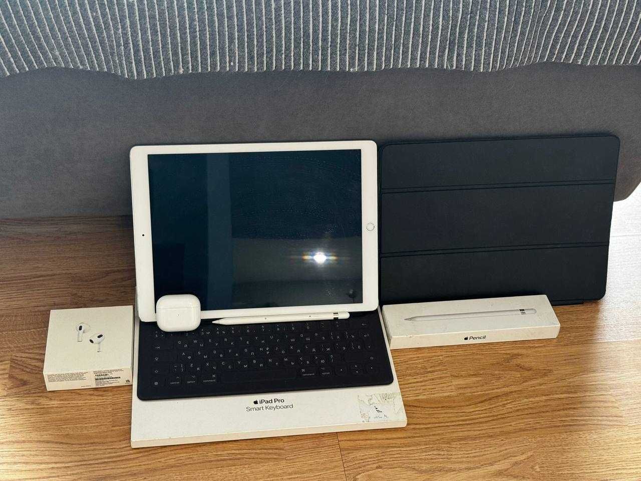 MEGA-комплект Apple: iPad Pro 12.9" + Pencil + Клавіатура + AirPods 3