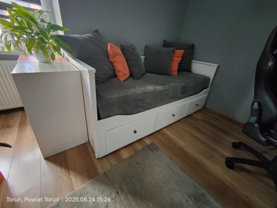 IKEA łóżko Hemnes idealna sofa leżanka rozkładane