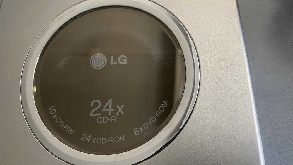 LG Leitor portátil CD-RW DVD-ROM Drive