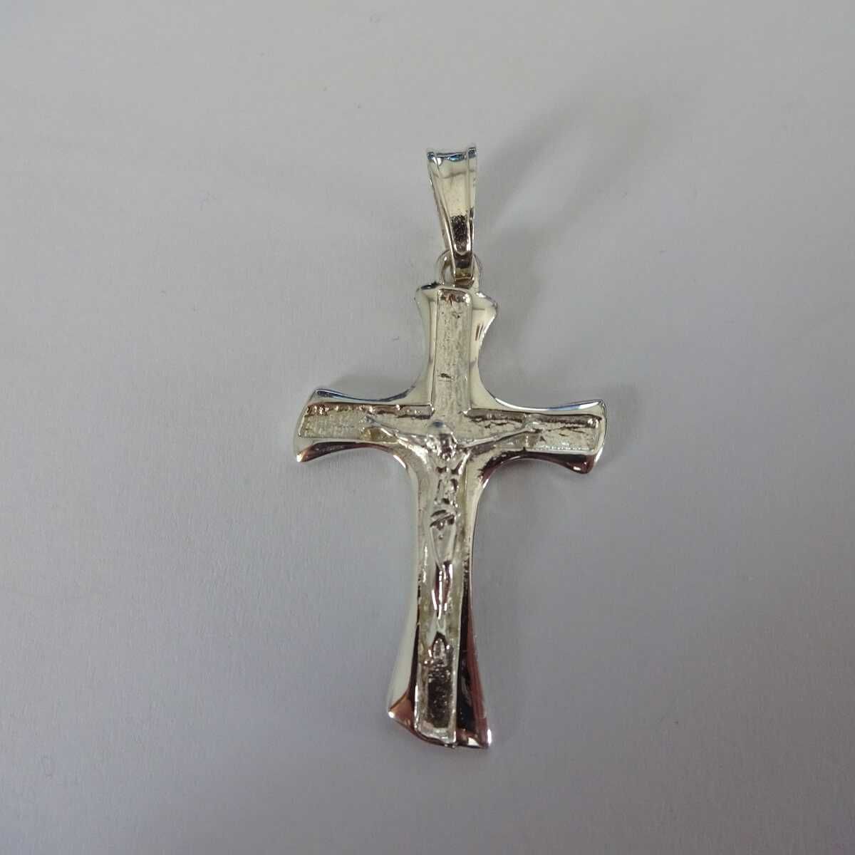 Krzyżyk srebrny srebro 925 Krzyżyk Warszawski krzyż srebrny