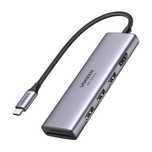 Adapter 5w1 UGREEN CM511 Hub USB-C do 3 portów USB3.0 + HDMI + TF/SD
