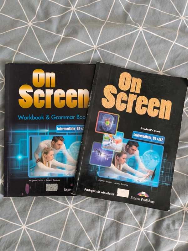 on screen students book b1+b2 ,plus workbook grammar book matura