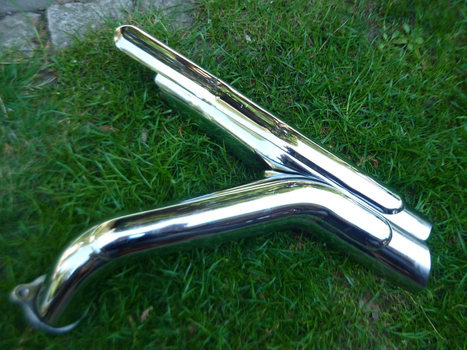 Układ wydechowy(portki z kolankiem)Yamaha XVS-1300 midnigh-star 09r