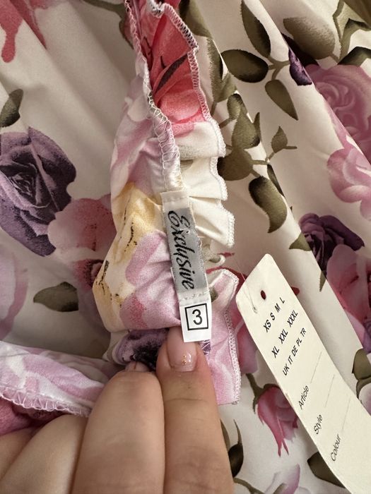 Сарафан сукня літня плаття для літа в квітах великого розміру