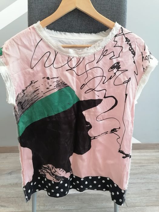 Блуза Dolce Gabbana S шовк джемпер Escada Dsquared джинсовка Versace