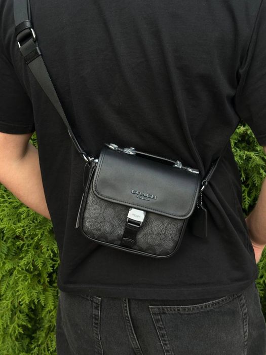 Сумка ОРИГІНАЛ Coach Racer Crossbody Bag Чорний