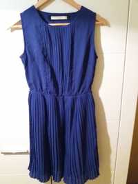 Sukienka niebieska kobalt Reserved XS/ S habrowa