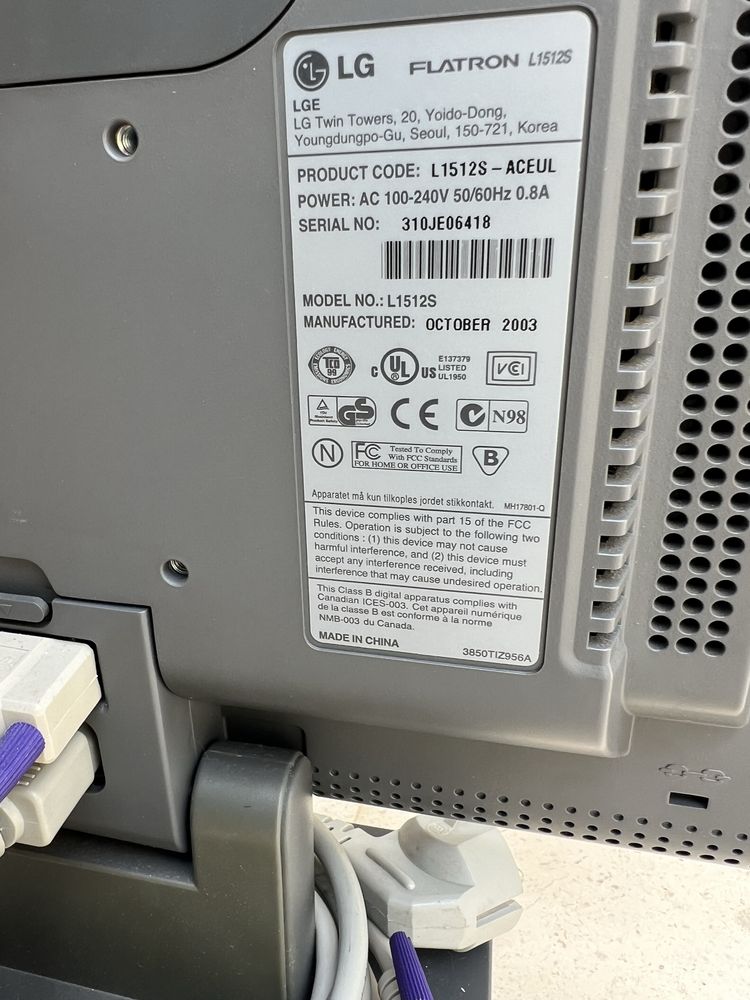 Monitor Flatron LG