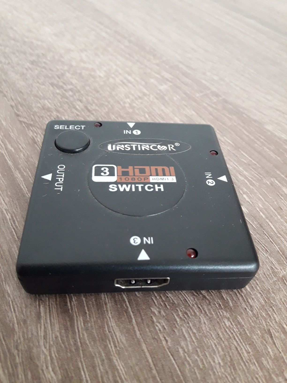 3-портовий світч HDMI switch 3/1 Mini