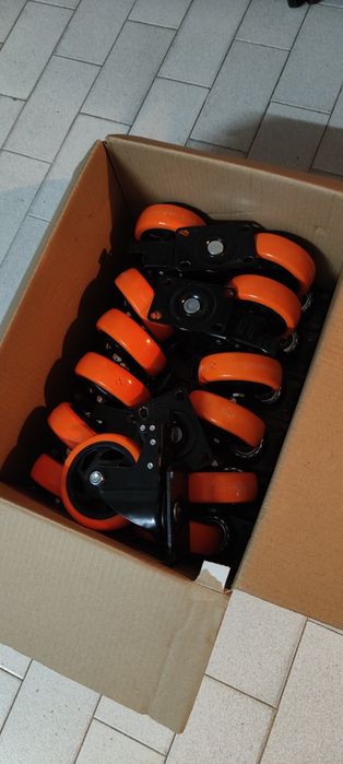 Rodas giratórias Vevor de PVC