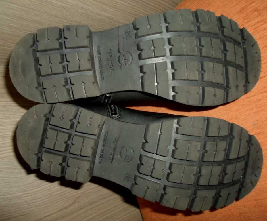 ботинки берцы Tamaris натуральная кожа размер 39