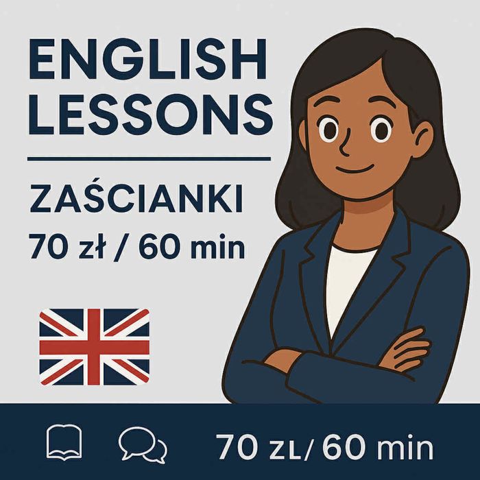 Korepetycje z j. Angielskiego z Native Speakerem z UK.