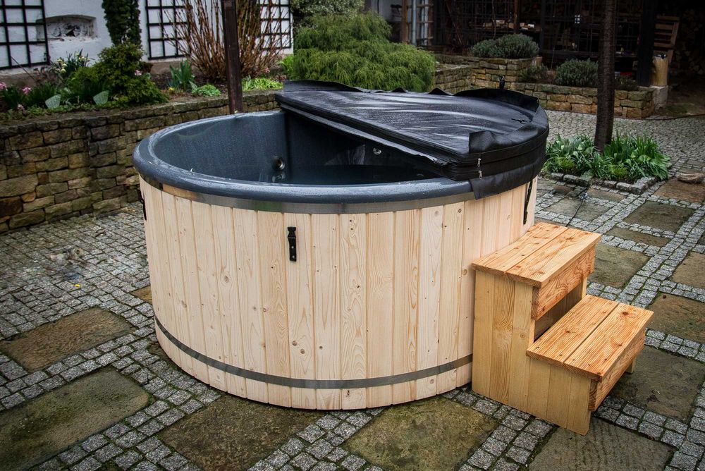 Balia ogrodowa ELEKTRYCZNA Jacuzzi Hot Tuba Gorąca Beczka hydromasaż