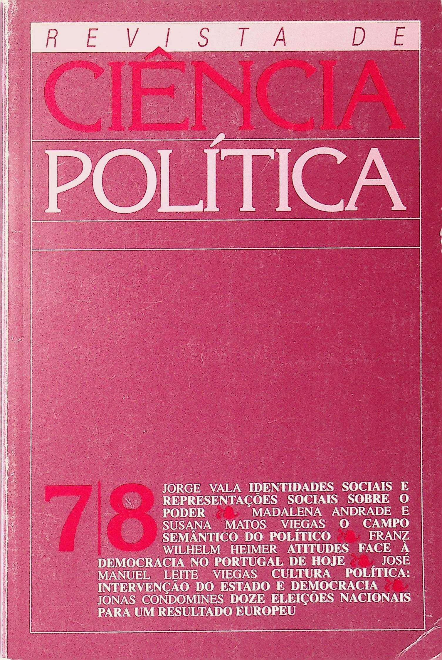 Revista de Ciência Política n.ºs 1 a 8