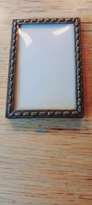 Ramka na zdjęcie mosiężna