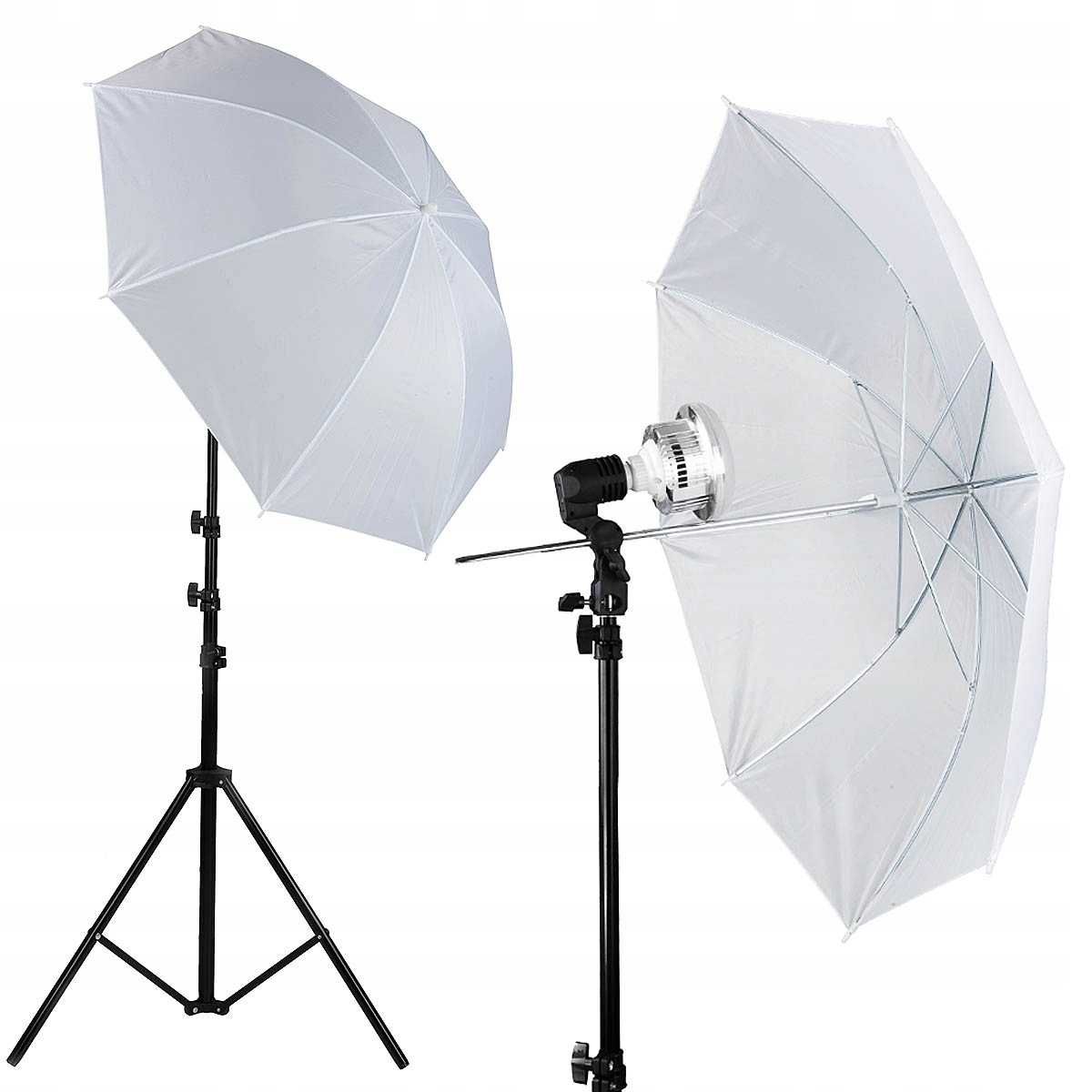 używany Zestaw z tłem Academy 2xLED 85W Softlight 84cm