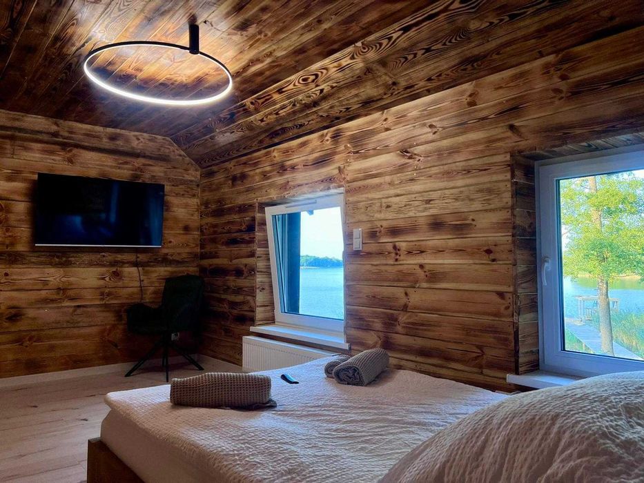 LETNISKO WISOLA, Jacuzzi, sauna ! EKSKLUZYWNE JURTY nad jeziorem !