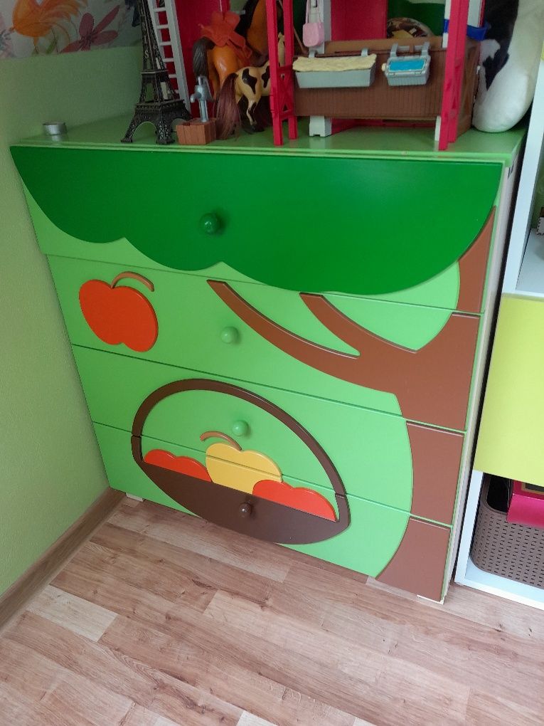 Zobacz komplet meble łóżko drewno pokój dla dziecka  Baggi Globinit Ze