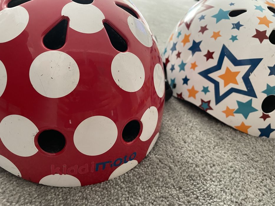Шолом дитячий захисний Kiddimoto, велосипедный шлем детский