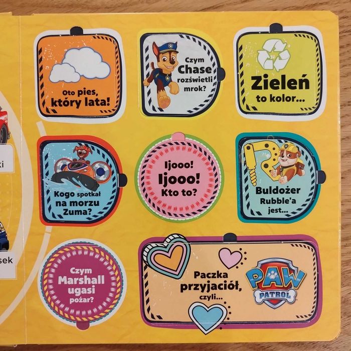 Książka Psi Patrol okienka