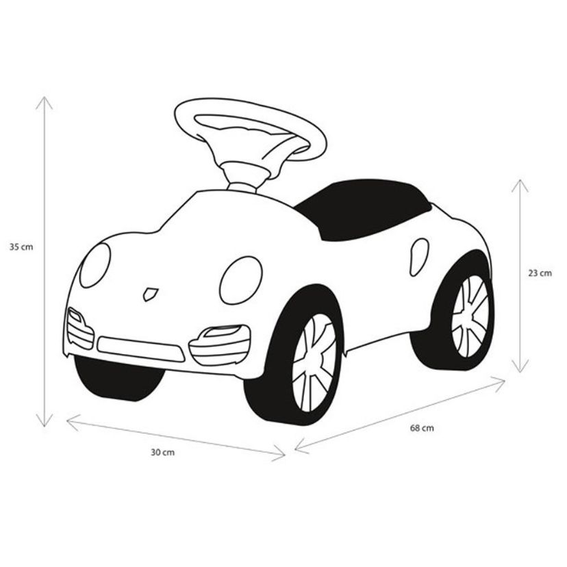Jeździk/ auto dla dzieci Porsche 911 - czerwony RASTAR