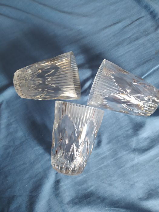 Стакан СССР, толстое стекло, толстостенный, 3 шт