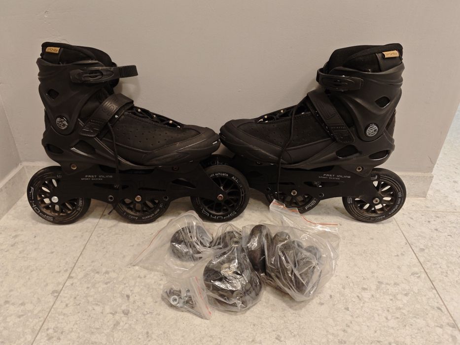 Rolki szybkościowe Shiffty pro Spokey skóra