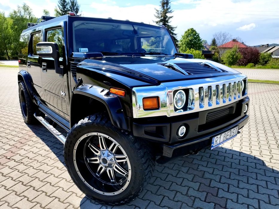 Hummer H2 6.0i 325KM Gaz Led Koła 24Cale CD Alpine Atrakcyjny Wygląd Bestia!!!
