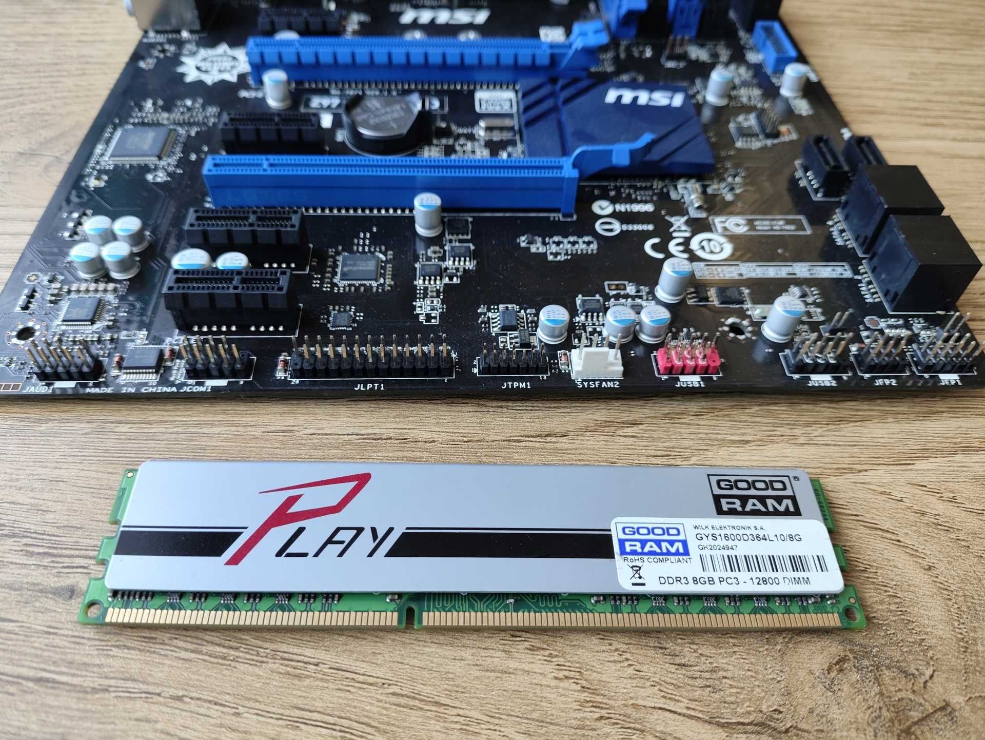 MSI Z97 GUARD-PRO + Intel Core i5-4440 + 8GB DDR3